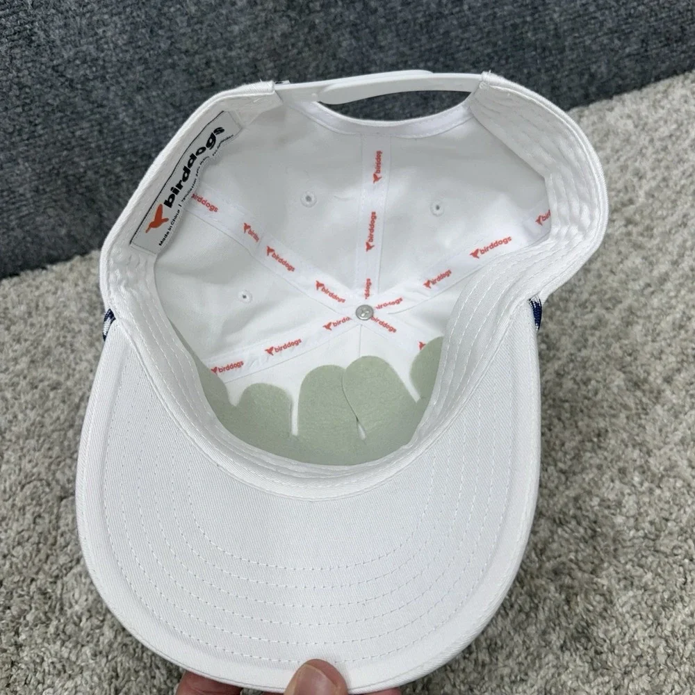 Bird dogs hat cap snapback adjustable mens white rope front
